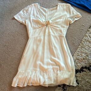 White mini dress
